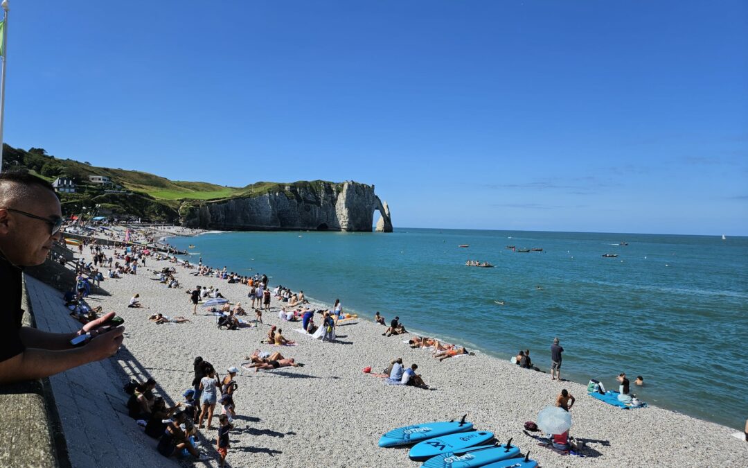 Il mio viaggio in Camper -Visita alla Falesia D’Aval – Etretat