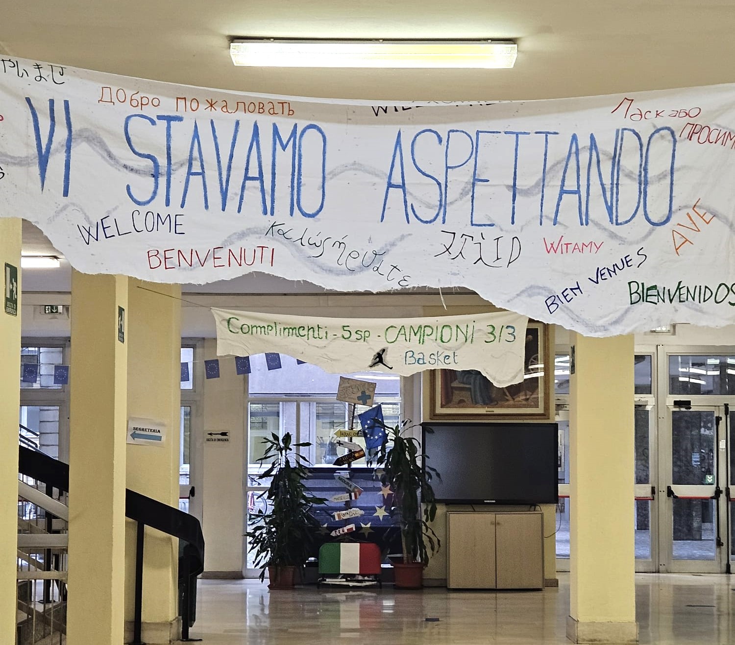 primo giorno di scuola fuori